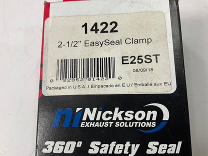 Nickson 1422 / E25ST 2-1/2'' Stainless Steel Exhaust Band Clamp