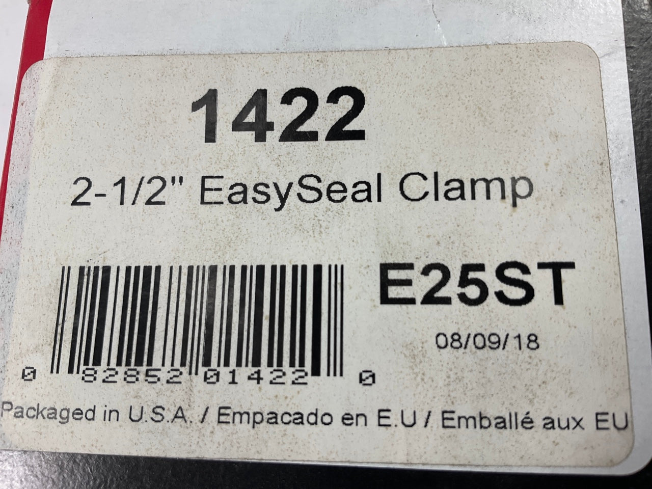 Nickson 1422 / E25ST 2-1/2'' Stainless Steel Exhaust Band Clamp
