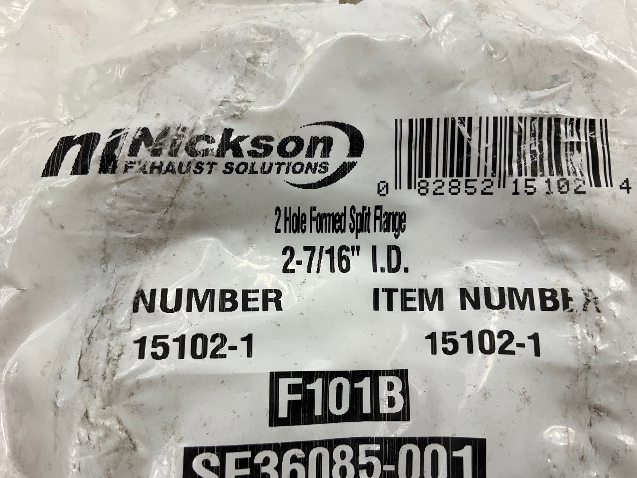 Nickson 15102-1 Universal Exhaust Split Flange 2-Hole 2-7/16'' ID