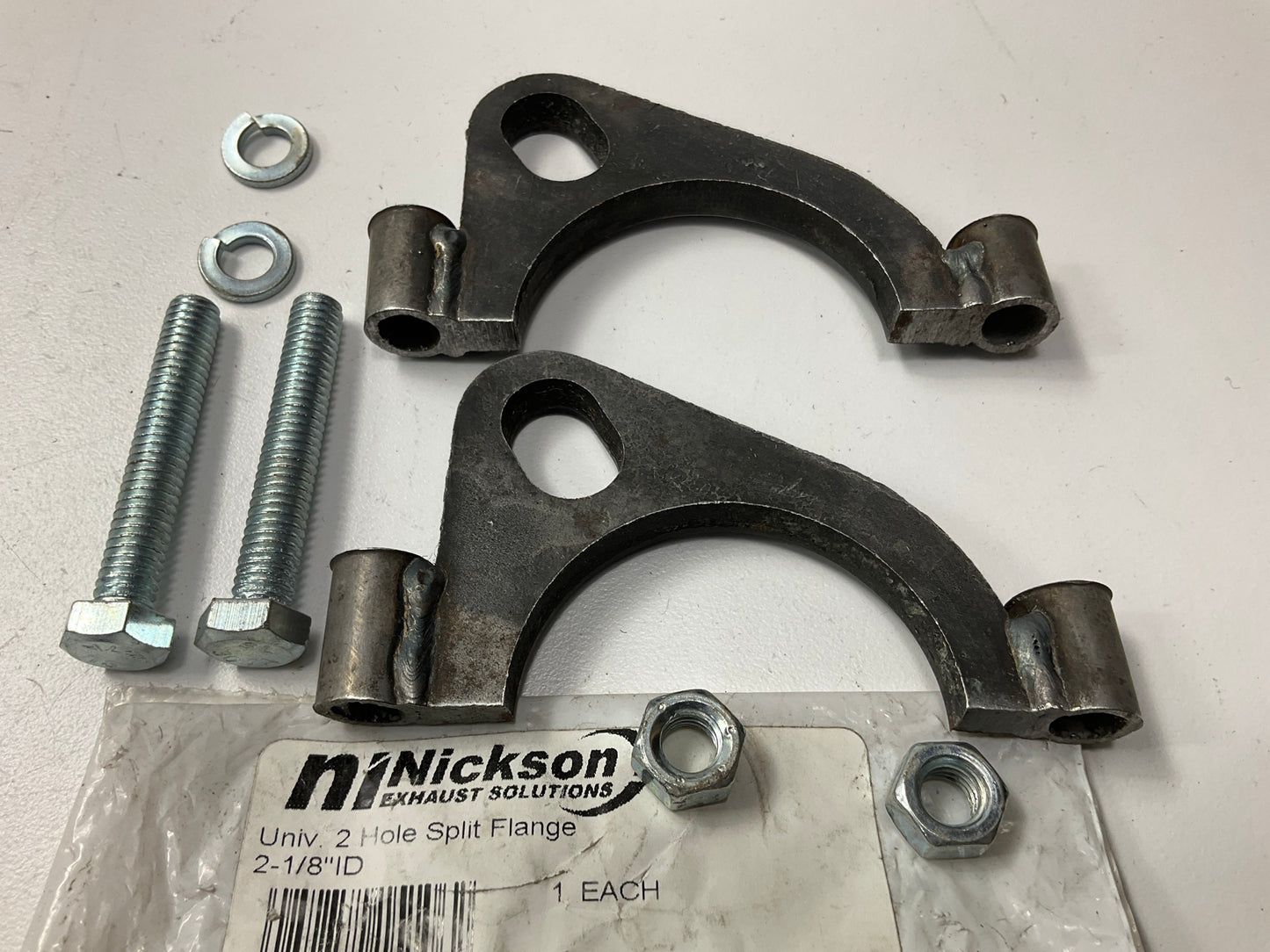 Nickson 15106 - 2-1/8'' ID Exhaust Flange (2.125'' ID),  2 Hole Flat Split
