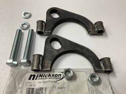 Nickson 15106 - 2-1/8'' ID Exhaust Flange (2.125'' ID),  2 Hole Flat Split