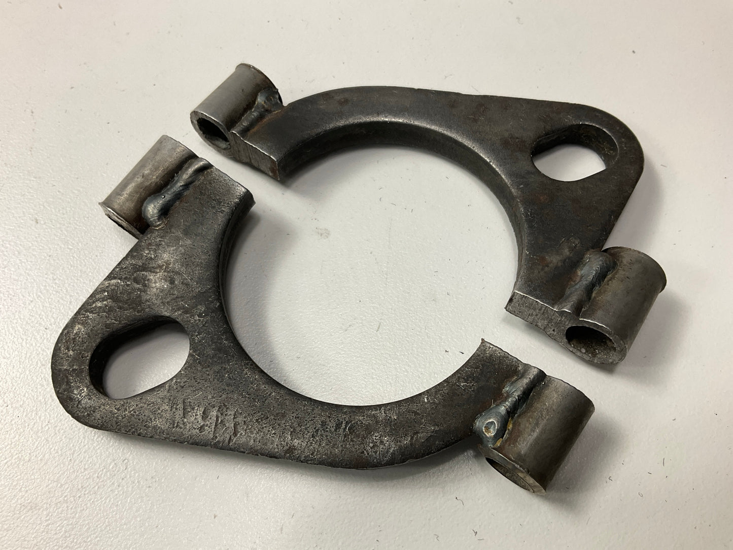 Nickson 15106 - 2-1/8'' ID Exhaust Flange (2.125'' ID),  2 Hole Flat Split