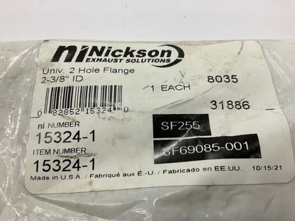Nickson 15324 Steel Exhaust Flange - UNIVERSAL, 2-hole, 2-3/8'' ID