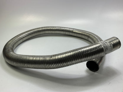 Nickson 17012 Flexible Exhaust Pipe 2'' ID X 6' Flex Pipe, Universal
