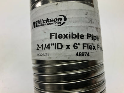 Nickson 17014 Flexible Exhaust Pipe 2-1/4'' ID X 6' Flex Pipe