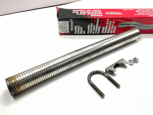 Nickson 17029 Galvanized Steel Flex Exhaust Pipe Repair Kit 1.5'' ID X 18'' Length