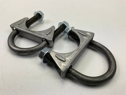 (2) Nickson 17121 Heavy Duty Exhaust Clamp 1-5/8'', 3/8'' U-Bolt