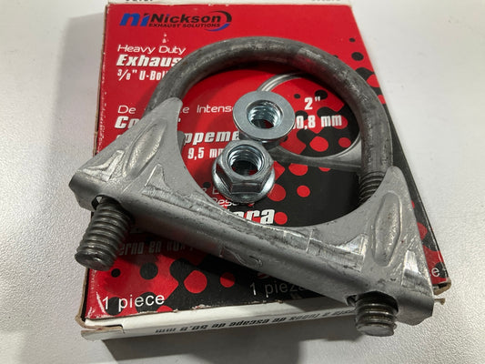 Nickson 17124 Heavy Duty Exhaust Clamp 2'' With 3/8'' U-Bolt