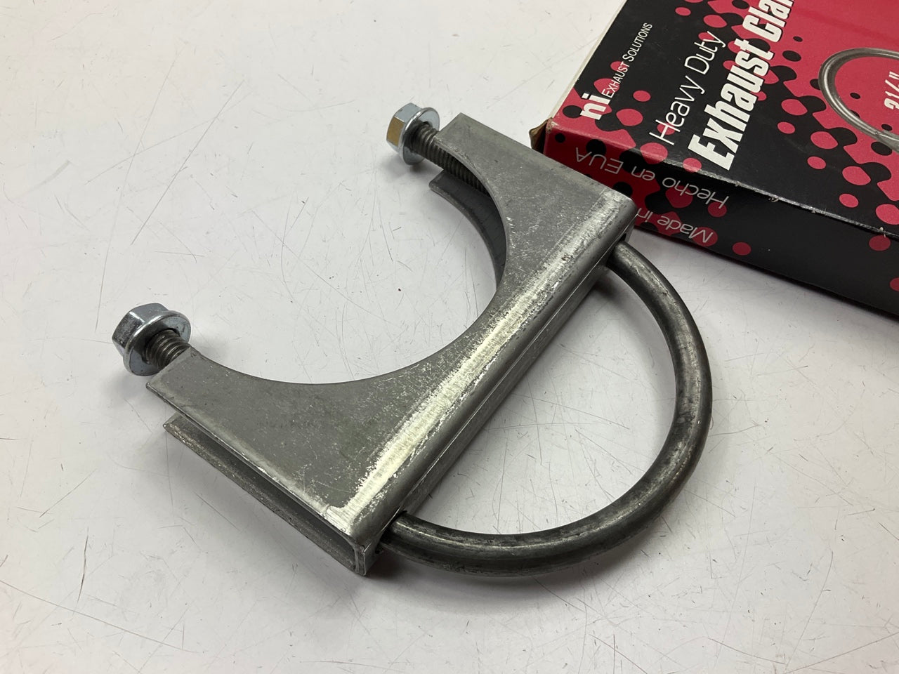 Nickson 17130 Heavy Duty Exhaust Clamp For 3-1/2'' Pipe, With 3/8'' U-Bolt