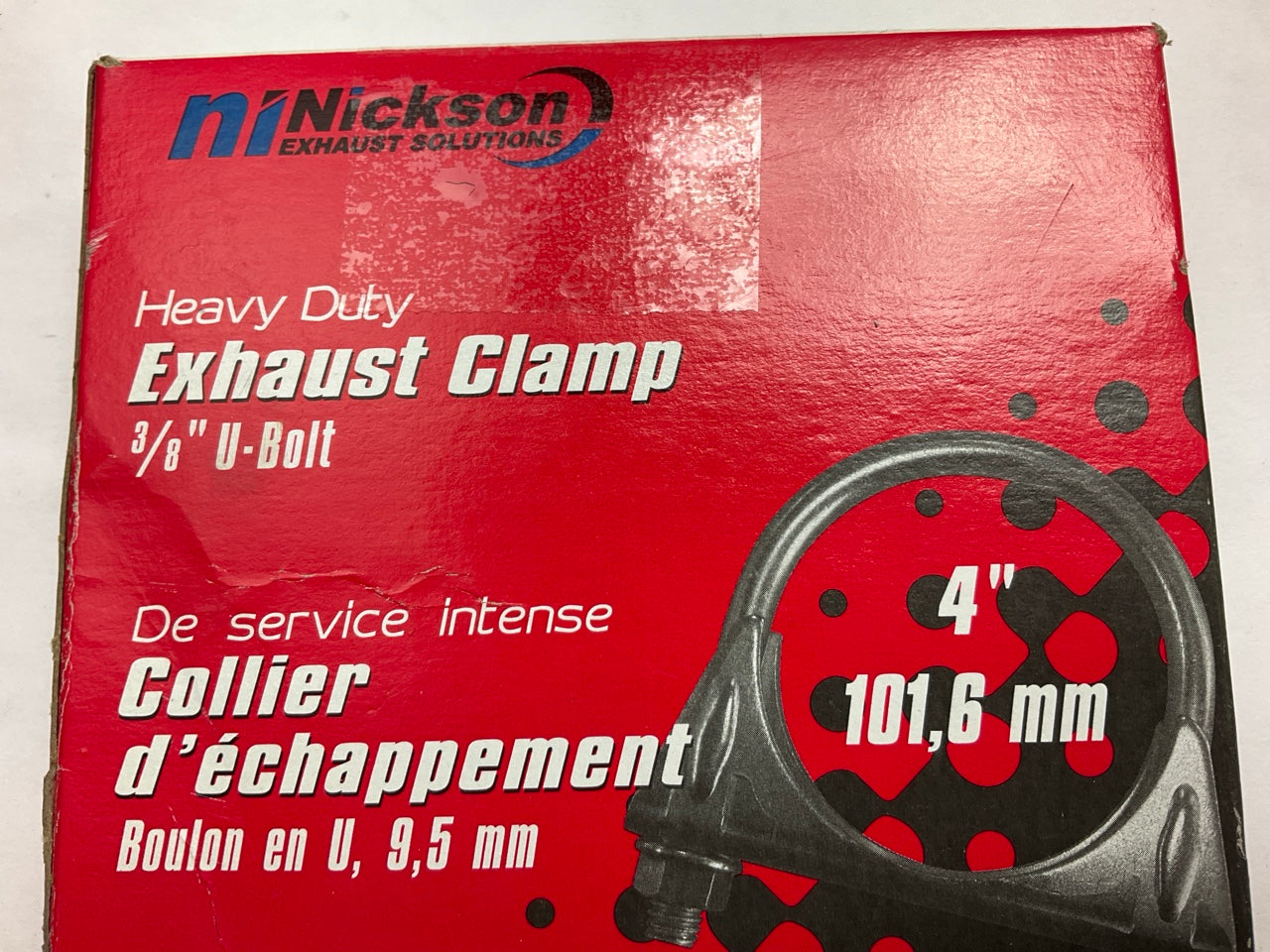 (2) Nickson 17131 4 Inch Pipe Exhaust Clamps - 4''