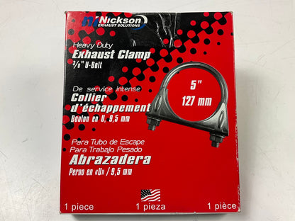 Nickson 17133 Heavy Duty Exhaust Clamp 5'' With 3/8'' U-Bolt