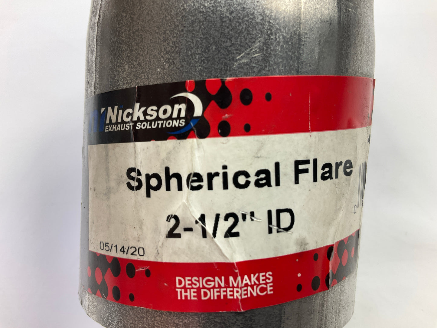 Nickson 17196 Exhaust Flanged Tube Adapter Coupler, Spherical Flare, 2-1/2''ID