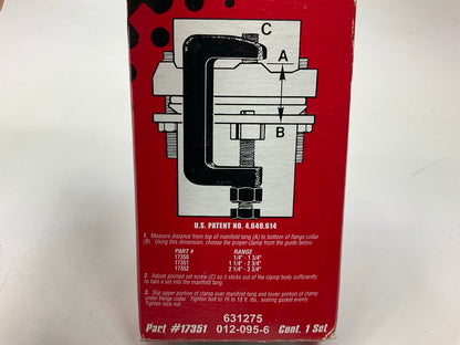 Nickson 17351 Exhaust Manifold Clamp A Stud Repair Kit - 1-1/4'' X 2-3/4''