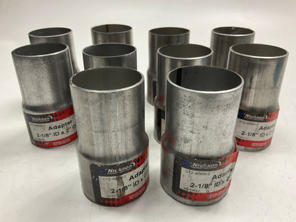 Set Of 10 -  Nickson 17514 Exhaust Pipe Adapter - 2-1/8'' ID X 2'' OD