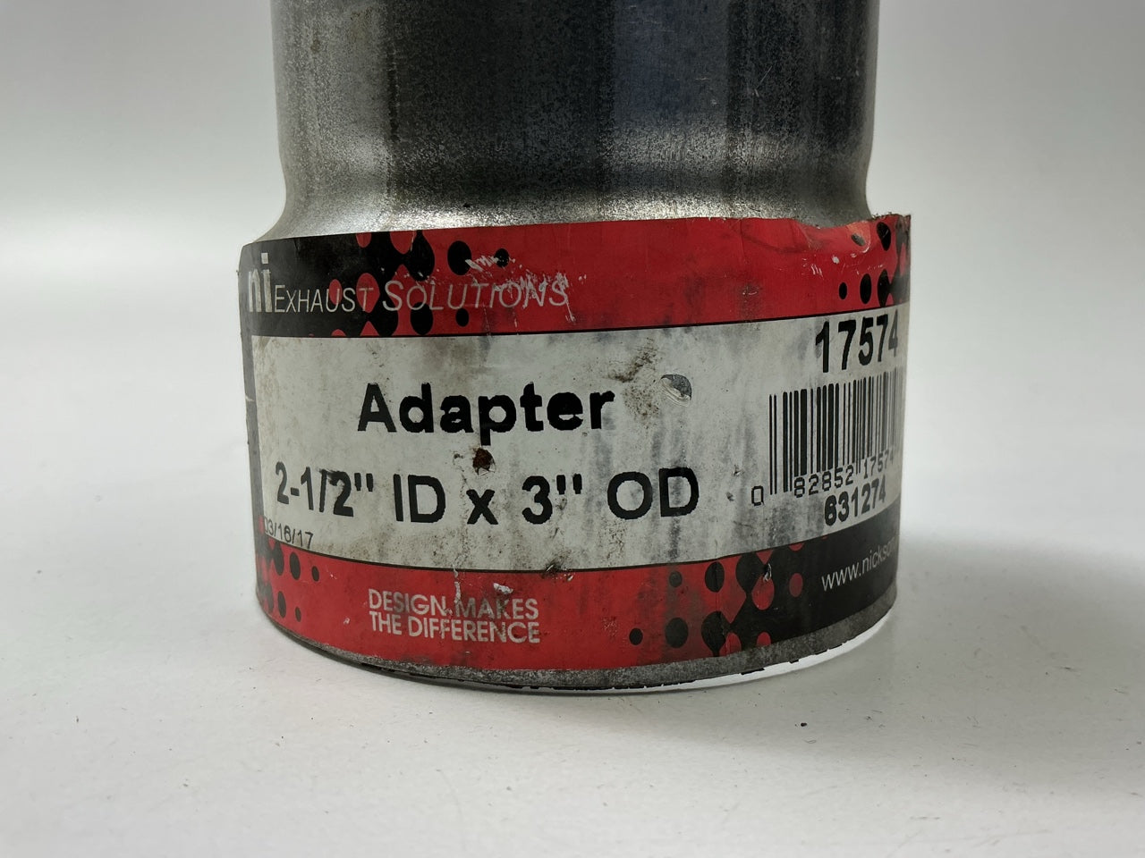 Nickson 17574 Exhaust Pipe Adapter - 2-1/2'' ID X 3'' OD