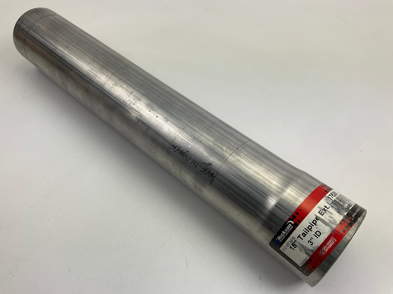 Nickson 17628 Exhaust Pipe - 3'' ID, 18'' Tailpipe Extension