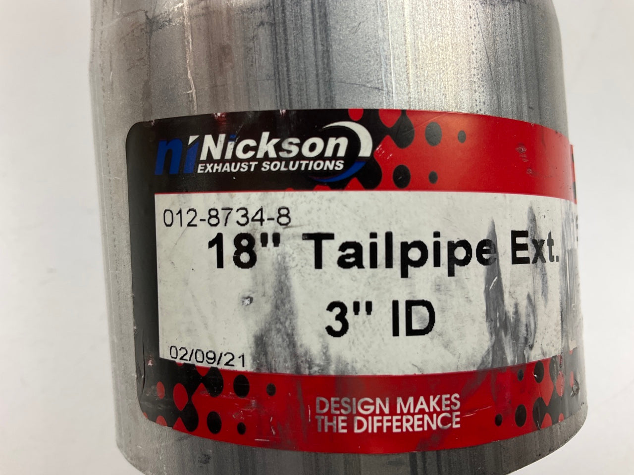 Nickson 17628 Exhaust Pipe - 3'' ID, 18'' Tailpipe Extension