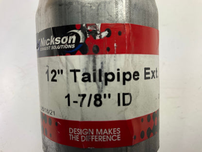 Nickson 17643 Exhaust Tailpipe Tail Pipe Extension, 1-7/8'' ID X 12'' Long