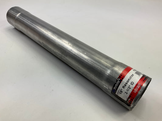 Nickson 17655 Exhaust Pipe 18'' X 2-1/2'' ID Extension Resonator Pipe