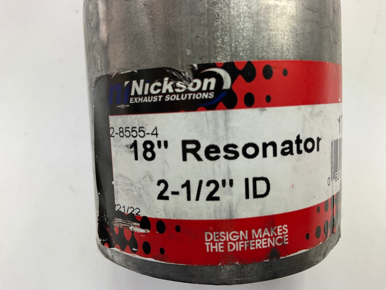 Nickson 17655 Exhaust Pipe 18'' X 2-1/2'' ID Extension Resonator Pipe