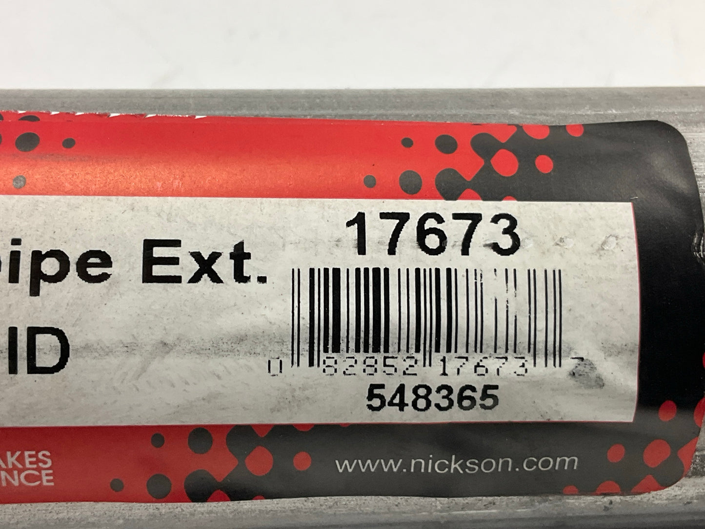DENTED # 1 Nickson 17673 Steel Exhaust Tail Pipe Extension 1-7/8'', 36'' Long