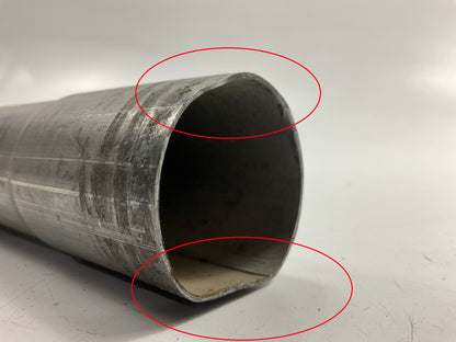 DENTED # 2 Nickson 17673 Steel Exhaust Tail Pipe Extension 1-7/8'', 36'' Long