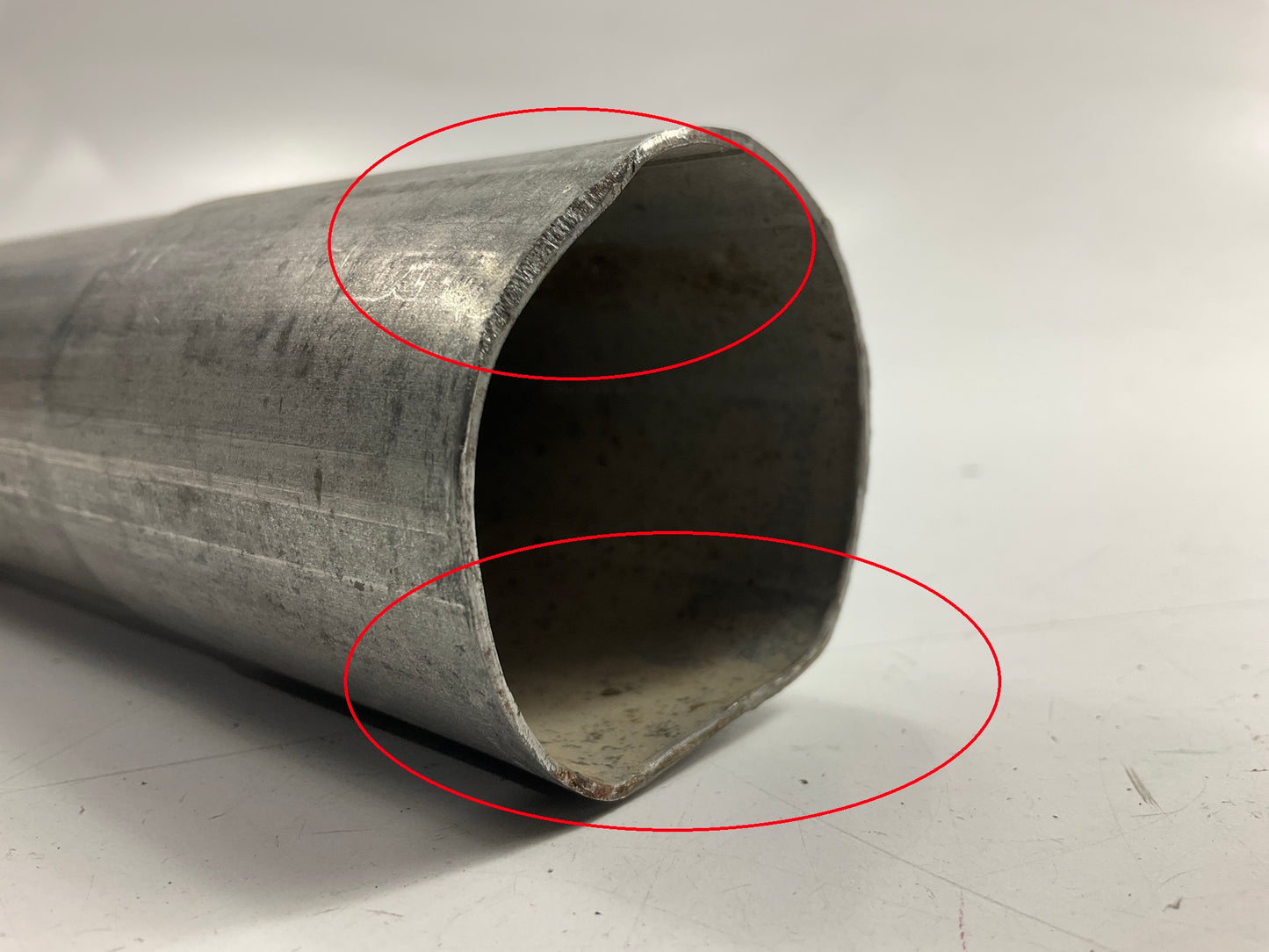 DENTED #4 Nickson 17673 Steel Exhaust Tail Pipe Extension 1-7/8'', 36'' Long