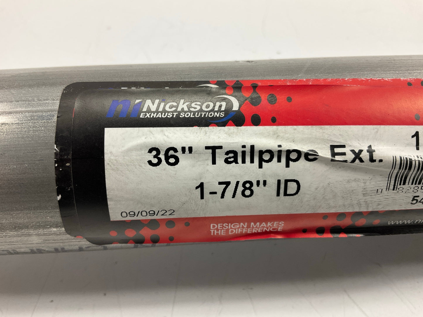 DENTED #4 Nickson 17673 Steel Exhaust Tail Pipe Extension 1-7/8'', 36'' Long