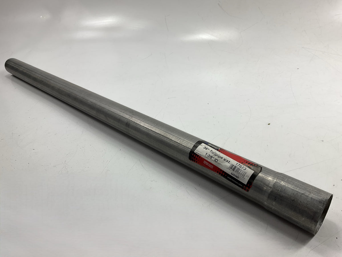 HAS DENT - Nickson Aluminized Steel Exhaust Tail Pipe Extension 1-7/8'', 36'' Long