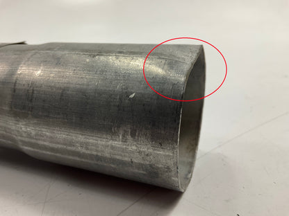 HAS DENT - Nickson Aluminized Steel Exhaust Tail Pipe Extension 1-7/8'', 36'' Long