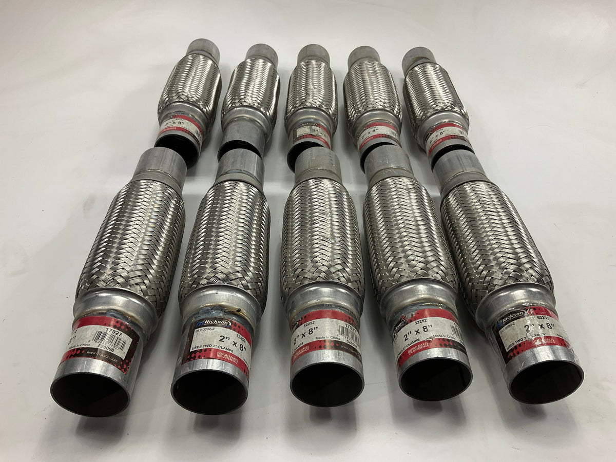 (10) Pack - Nickson 17927 Exhaust Pipe Flex Connector - 2'' X 8''