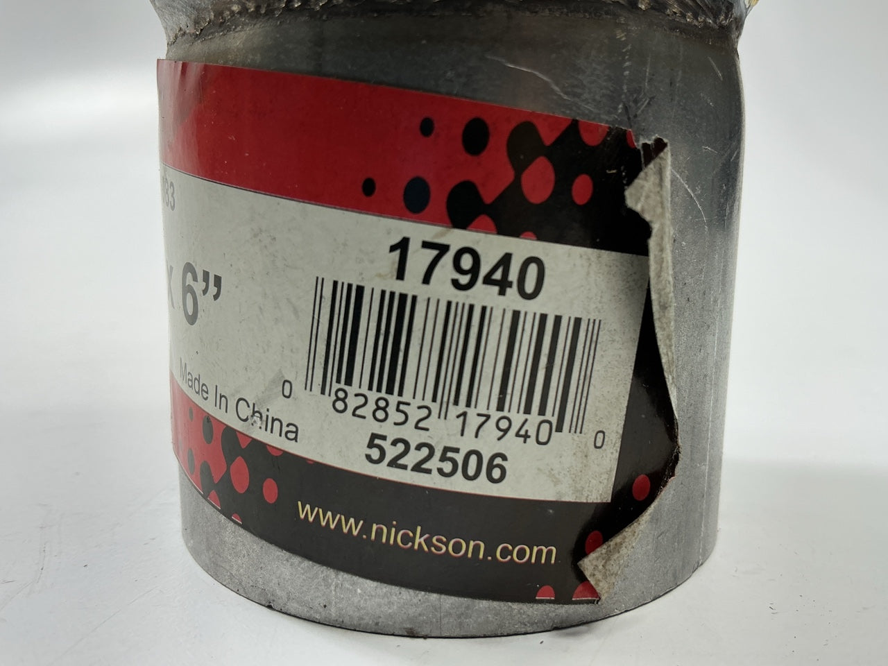 Nickson 17940 Exhaust Flex Connector - 2-1/4'' I.D. X 10'' Length