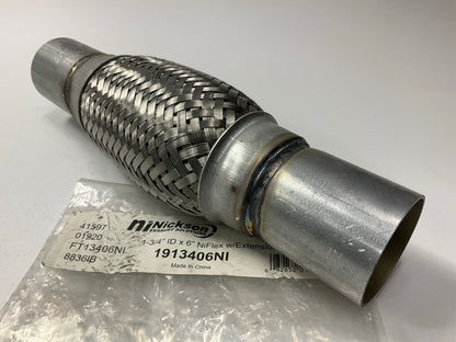 Nickson 1-3/4'' X 10'' Universal Stainless Steel Exhaust Flex Tube Connector