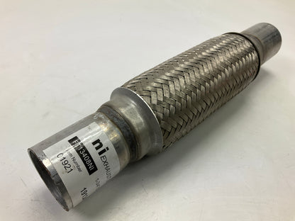Nickson 1-3/4'' X 8'' Universal Stainless Steel Exhaust Flex Tube Connector