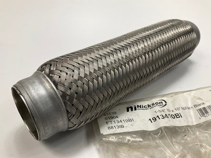 Nickson 1-3/4'' X 10'' Stainless Steel Exhaust Flex Tube Connector 1.75''
