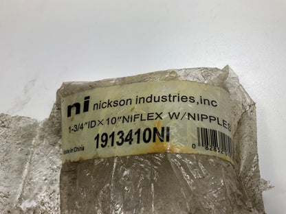 Nickson 1-3/4'' X 10'' Universal Stainless Steel Exhaust Flex Tube Connector