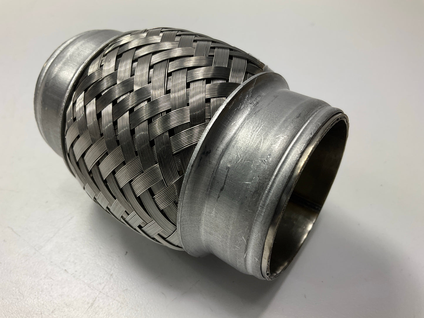 Nickson 1920004BI 2'' X 4'' Universal Stainless Steel Exhaust Flex Tube Connector.
