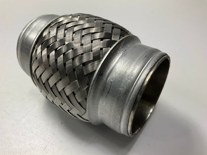 Nickson 1920004BI 2'' X 4'' Universal Stainless Steel Exhaust Flex Tube Connector.