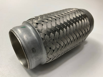 Nickson 2-1/4'' X 6'' Universal Stainless Steel Exhaust Flex Tube Connector 2.25''