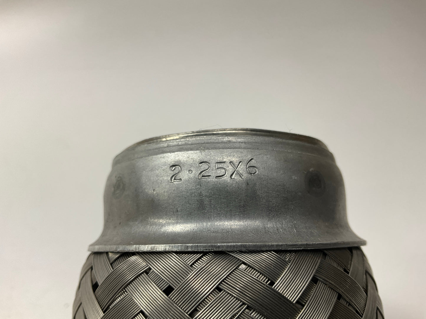 Nickson 2-1/4'' X 6'' Universal Stainless Steel Exhaust Flex Tube Connector 2.25''