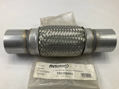 Nickson 1922506NI Exhaust Flex Connector - 2-1/4'' ID X 6''