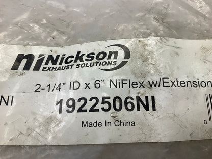 Nickson 1922506NI Exhaust Flex Connector - 2-1/4'' ID X 6''