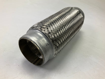 Nickson 1922508BI 2-1/4'' X 8'' Universal Stainless Steel Exhaust Flex  Connector