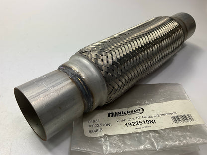 Nickson 1922510NI Exhaust Flex Connector Tube - 2-1/4'' ID X 10''  (2.25'')