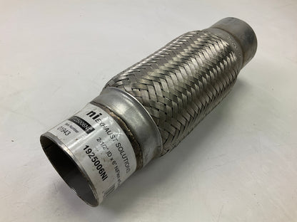 Nickson 1925006NI 2-1/2 Inch X 6'' Stainless Steel Flex Tube Exhaust Connector