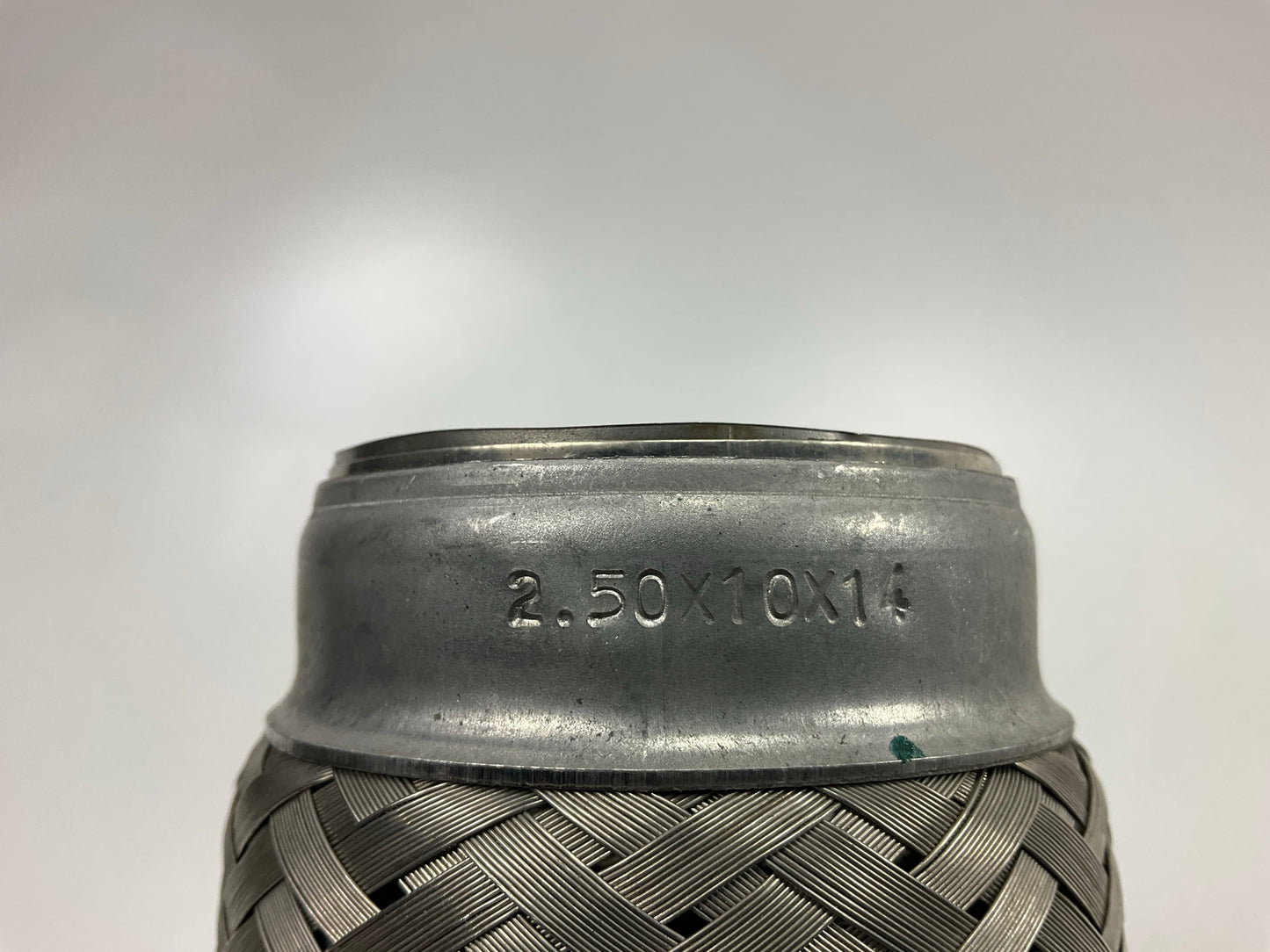 Nickson 2-1/2'' ID X 10'' Universal Stainless Steel Exhaust Flex Tube Connector