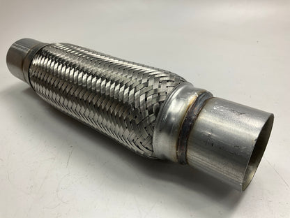 Nickson 2-1/2''x10'' Universal Stainless Steel Exhaust Flex Tube Connector (2.5'')