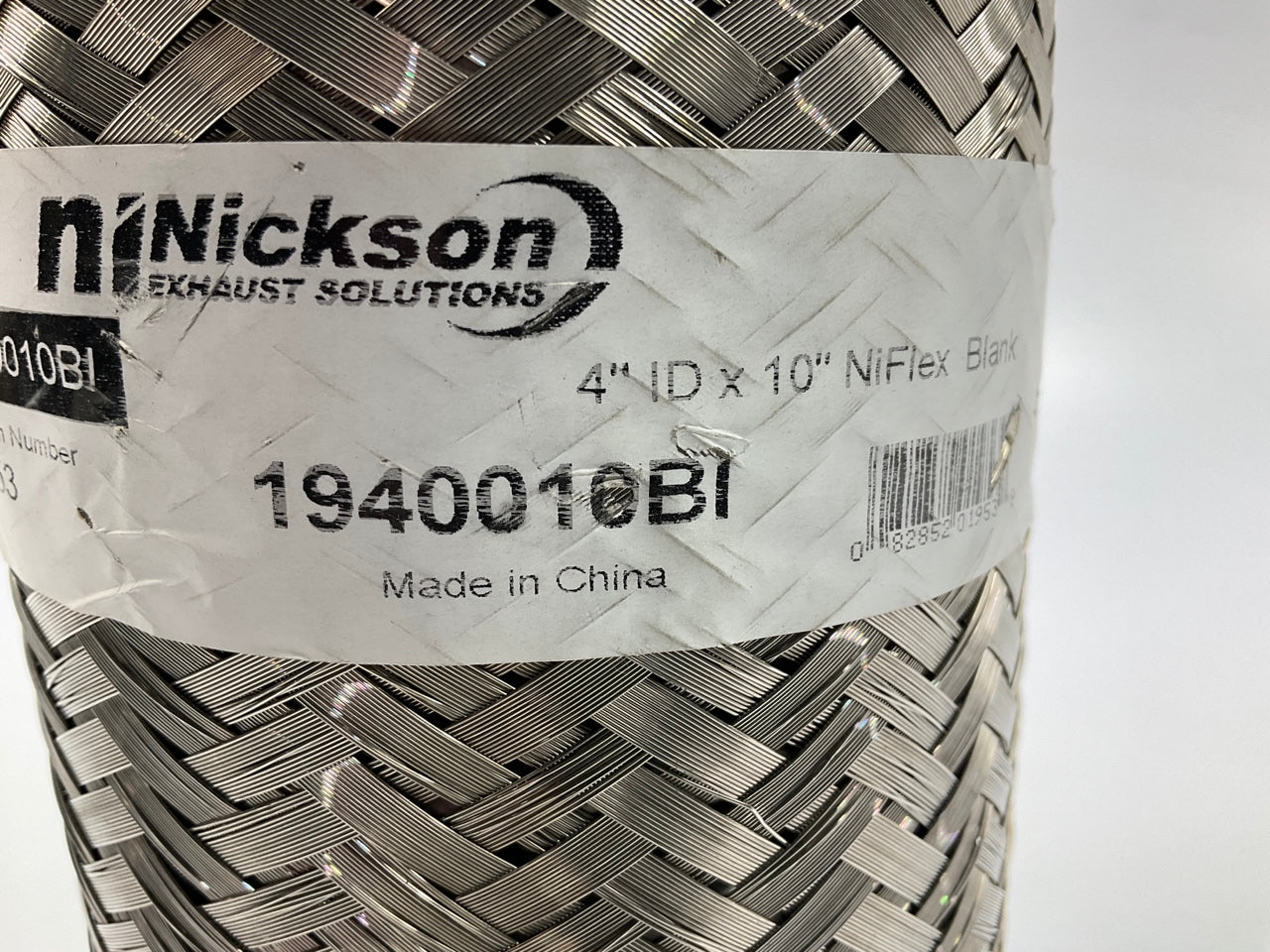 Nickson 4'' X 10'' Universal Stainless Steel Exhaust Flex Tube Connector HD Truck