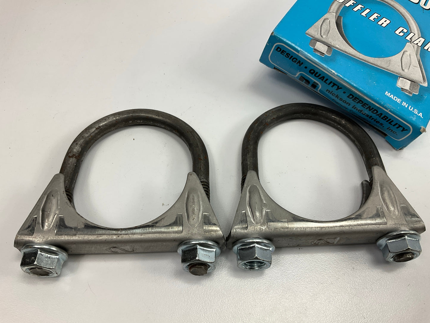 (2) Nickson #24  2'' Exhaust Clamps