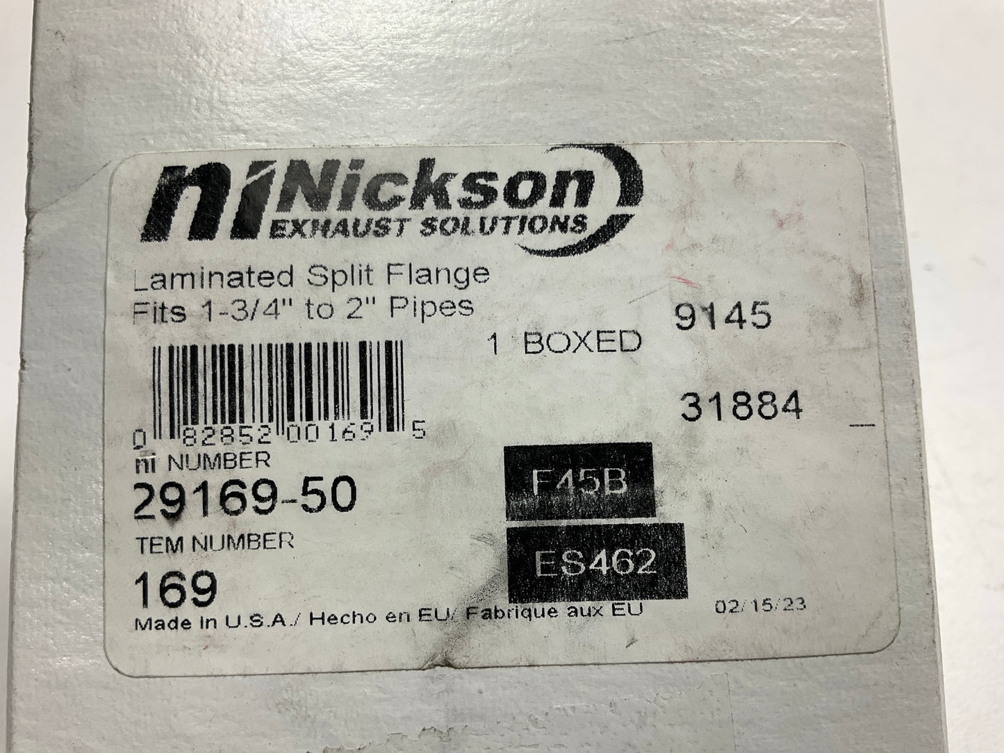 Nickson 29169 Exhaust Laminated Split Flange For 1-3/4'' To 2'' Pipes